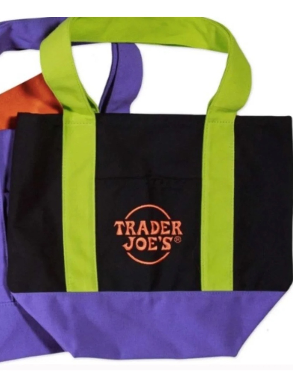 Trader Joe's Halloween Limited Edition Canvas Mini Tote - NEW w/tags